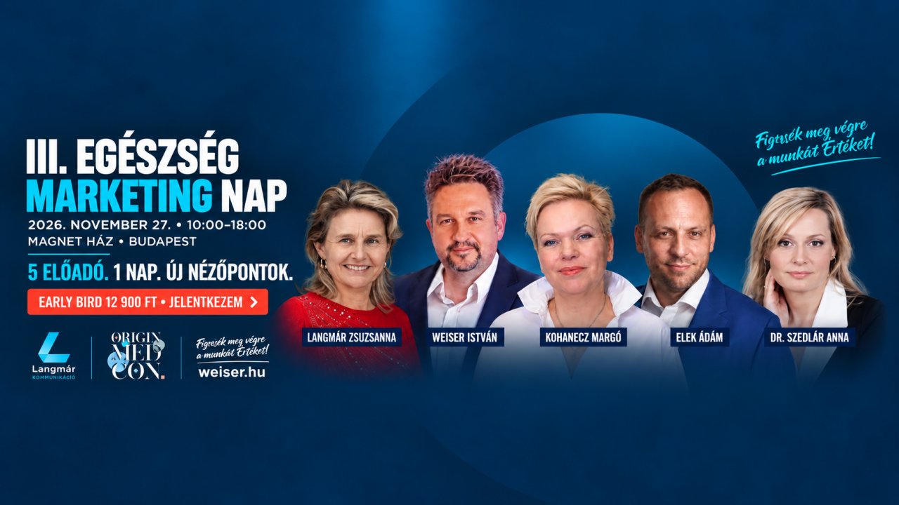 III. Egészség Marketing Nap 2026. november 27.