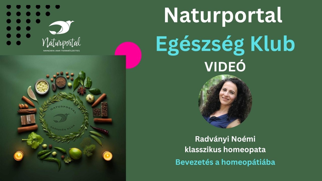 Naturportal Egészség Klub videó Radványi Noémi